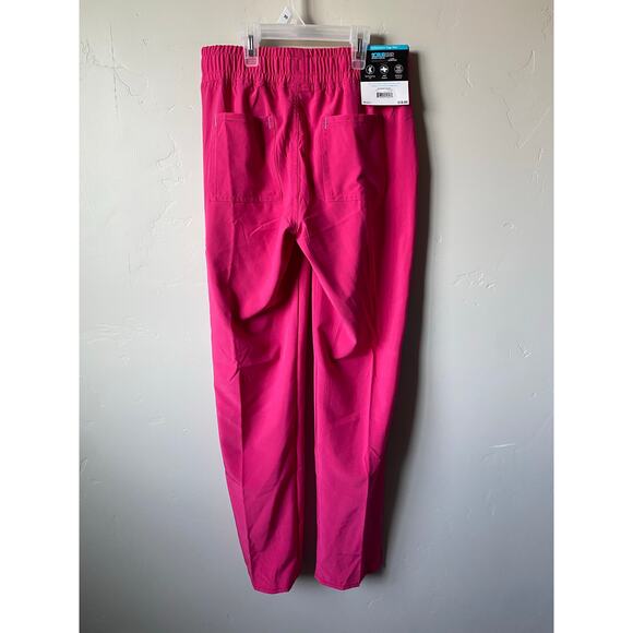 NWT Hot Pink Scrubstar Performance Yoga Scrub Pants- Size XS - Picture 2 of 8